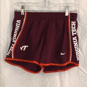 Virginia Tech Nike running shorts